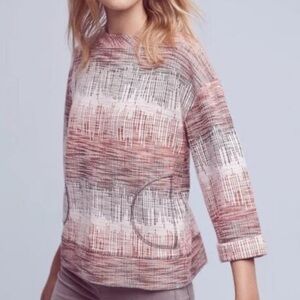 Anthropologie Postmark Sound-wave Knit Sweater